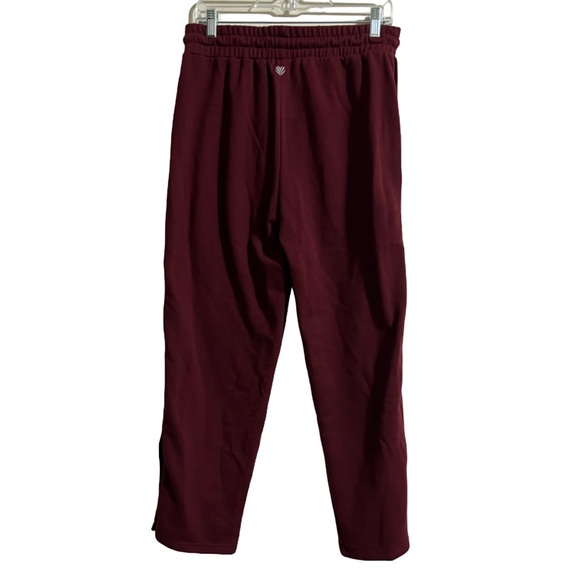 Forever 21 Burgundy Side Snap Joggers Size Large - Picture 3 of 4